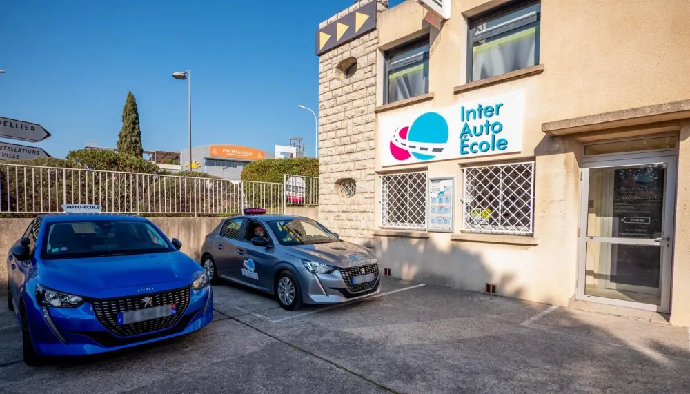 devanture auto ecole